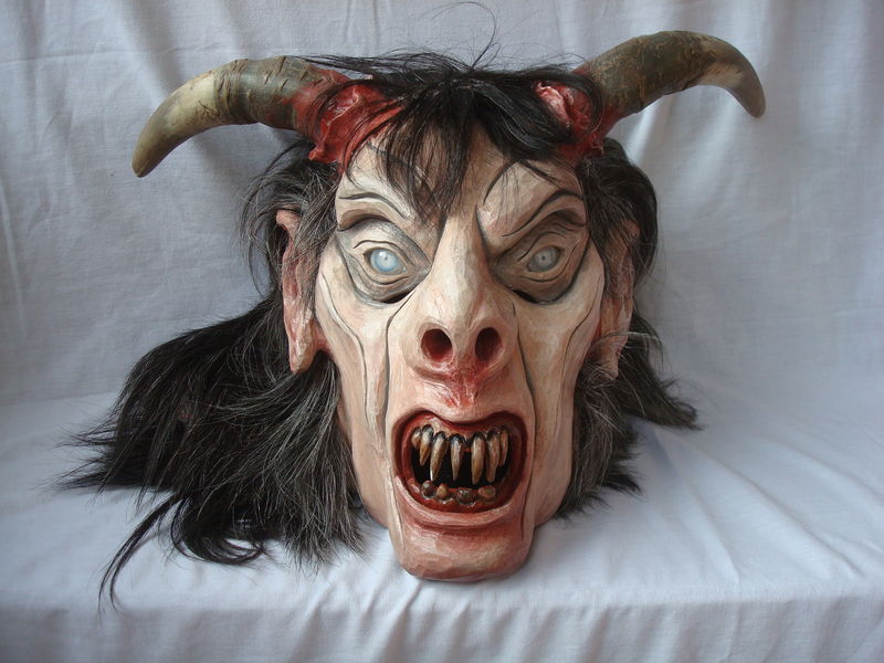 Holzmaske/Krampus/Percht